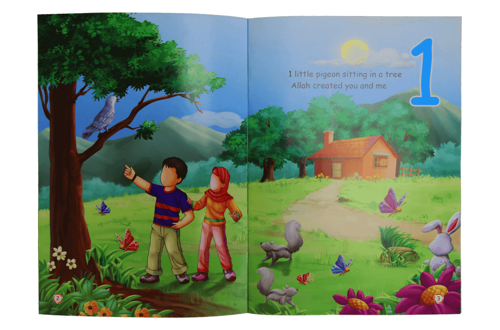 A Book of number 1-10 (4 Colors)