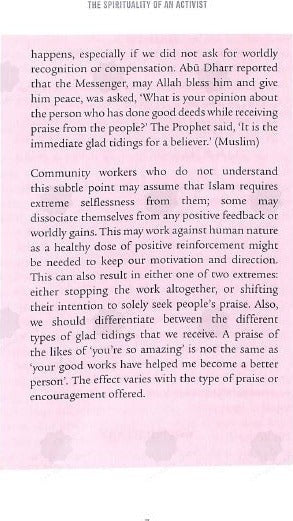 40 Hadith on Community Service and Activism