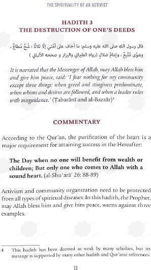40 Hadith on Community Service and Activism