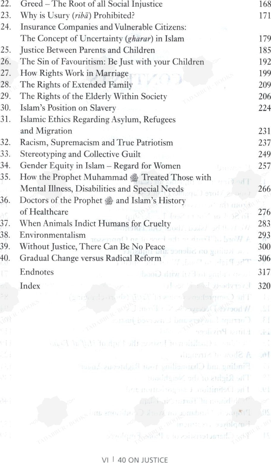 40 On Justice - The Prophetic Voice On Social Reform