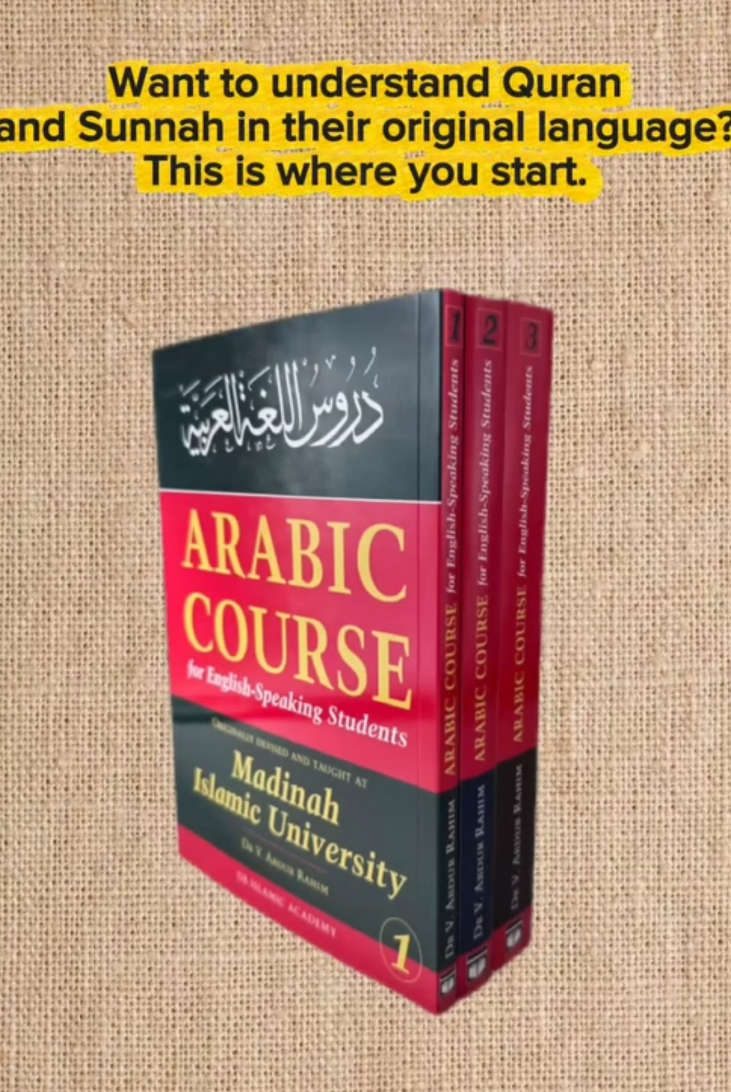 Arabic Course (3 Books Set)